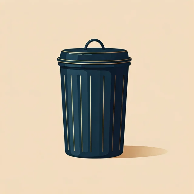Garbage can - Cardboard rental