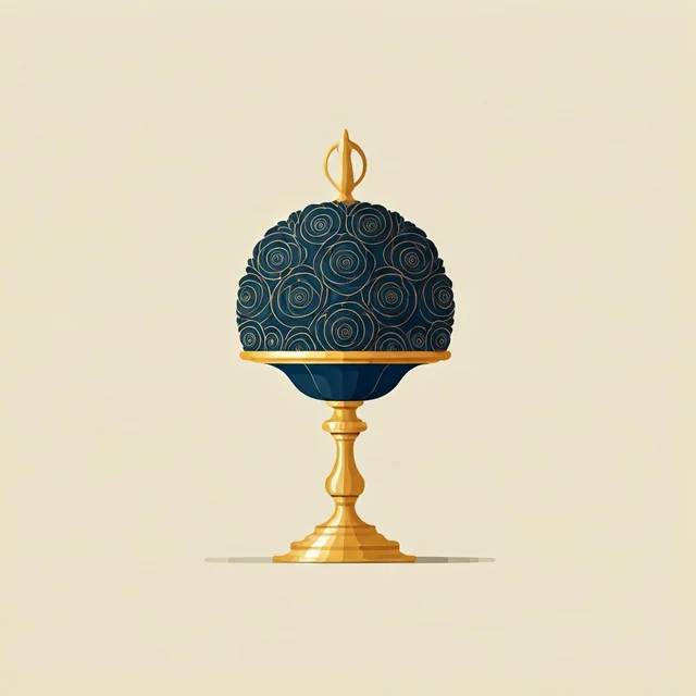 Gold Chandleir w/flower ball rental