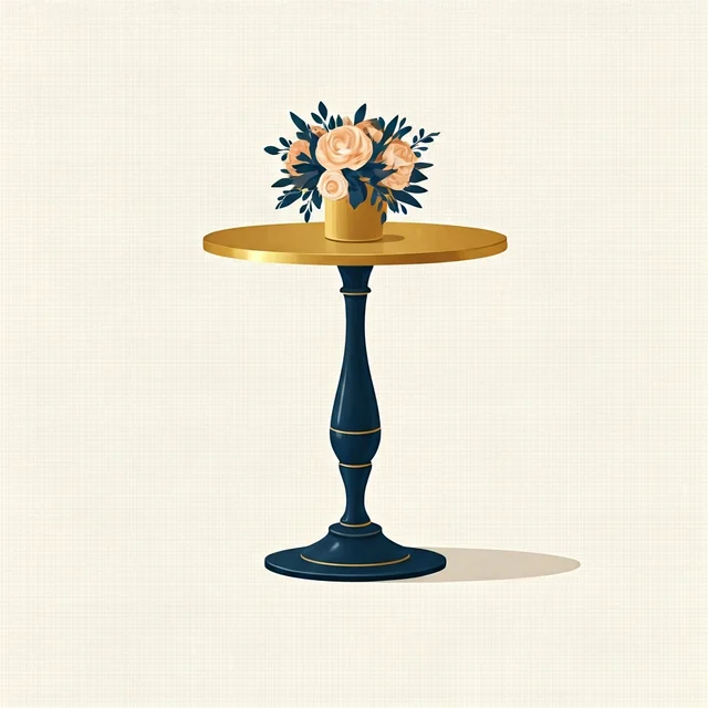 Side table Gold rental