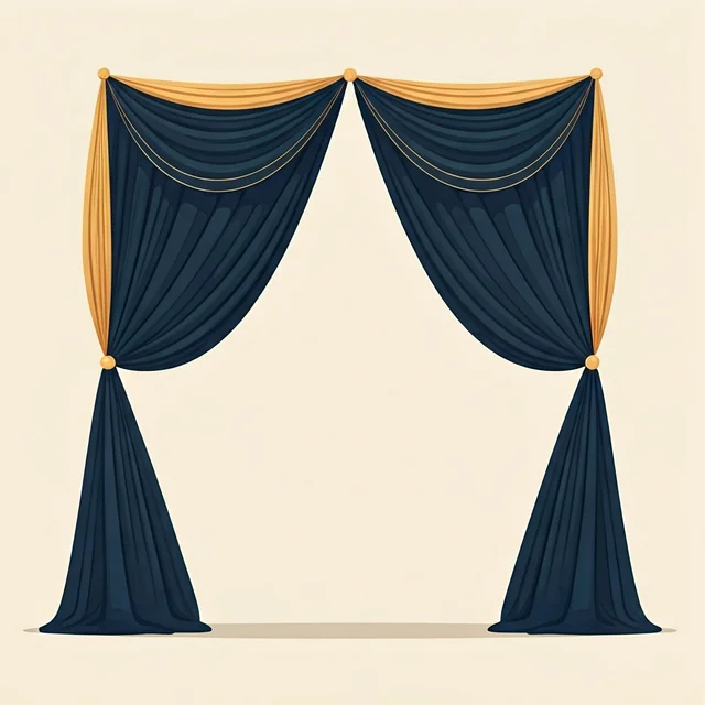 Stage Draping for wedding rental