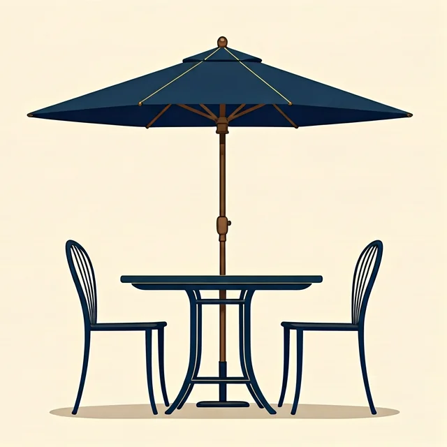 Table - umbrella rental