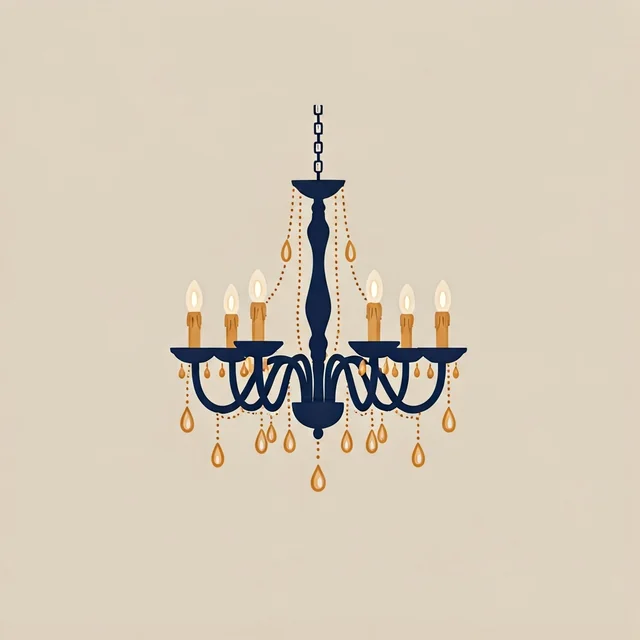 Tent Chandelier - Flower rental