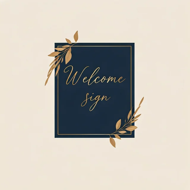 Welcome Sign rental